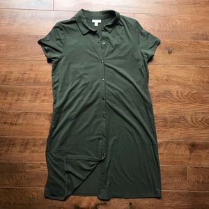 J Jill collared shirt dress